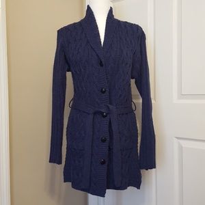 Aran Crafts Merino Wool Cardigan from QVC